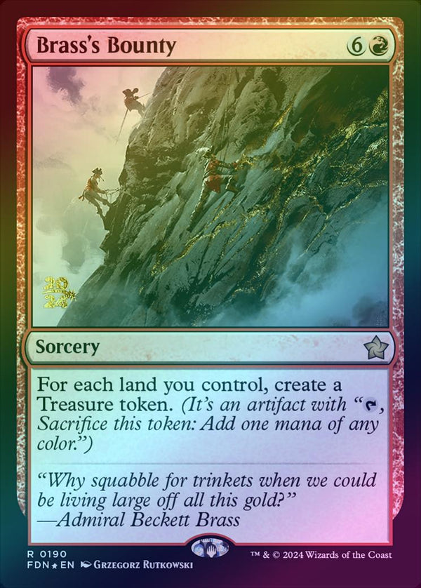 Brass's Bounty - Prerelease Promo (Foil) (PFDN)