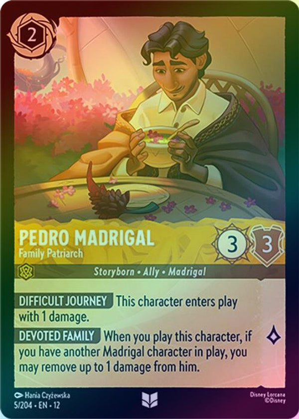 Pedro Madrigal (Family Patriarch) - 5/204 - Uncommon (Foil)