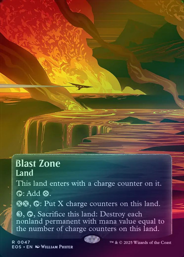 Blast Zone - Borderless Poster (Foil) (EOS)