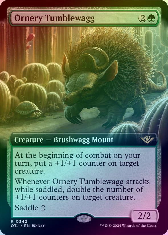 Ornery Tumblewagg - Extended Art (Foil) (OTJ)