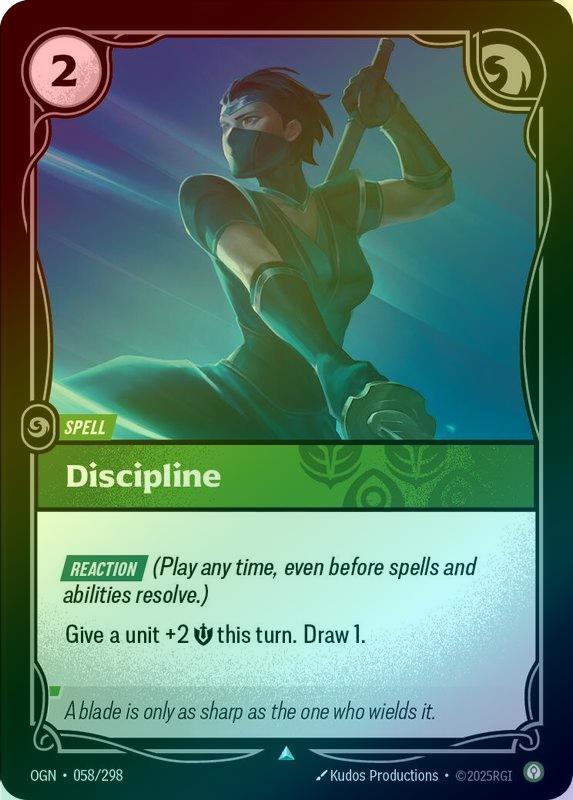 Discipline - 058/298 - Uncommon (Foil)