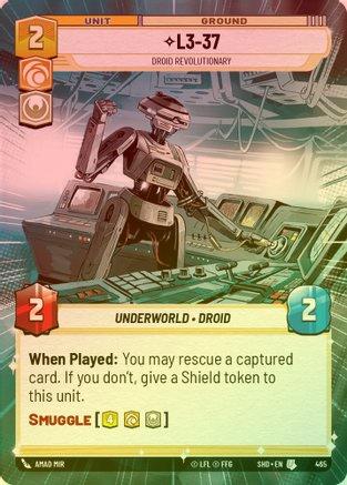 L3-37 - Droid Revolutionary (Hyperspace) - 465 - Uncommon (Foil)