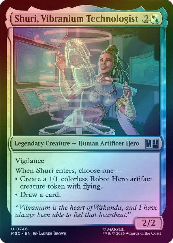Shuri, Vibranium Technologist (Foil) (MSC)