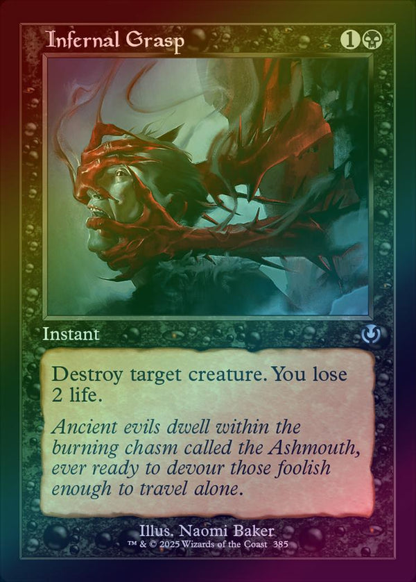 Infernal Grasp - Retro Frame (Foil) (INR)