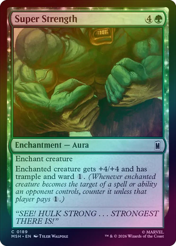 Super Strength (Foil) (MSH) (Pre-Order)