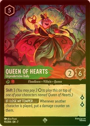 Queen of Hearts (Unpredictable Bully) - 95/204 - Super Rare (Foil)