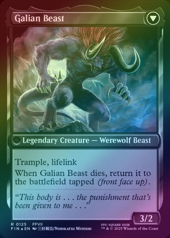 Vincent Valentine // Galian Beast - Prerelease Promo (Foil) (PFIN)