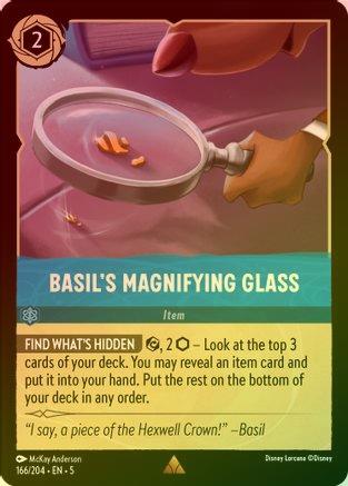 Basil's Magnifying Glass - 166/204 - Rare (Foil)