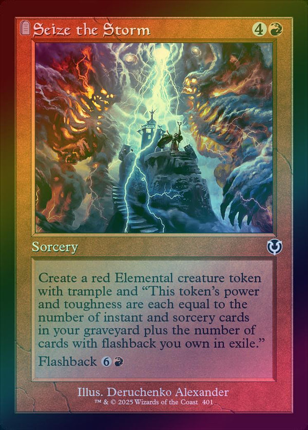 Seize the Storm - Retro Frame (Foil) (INR)