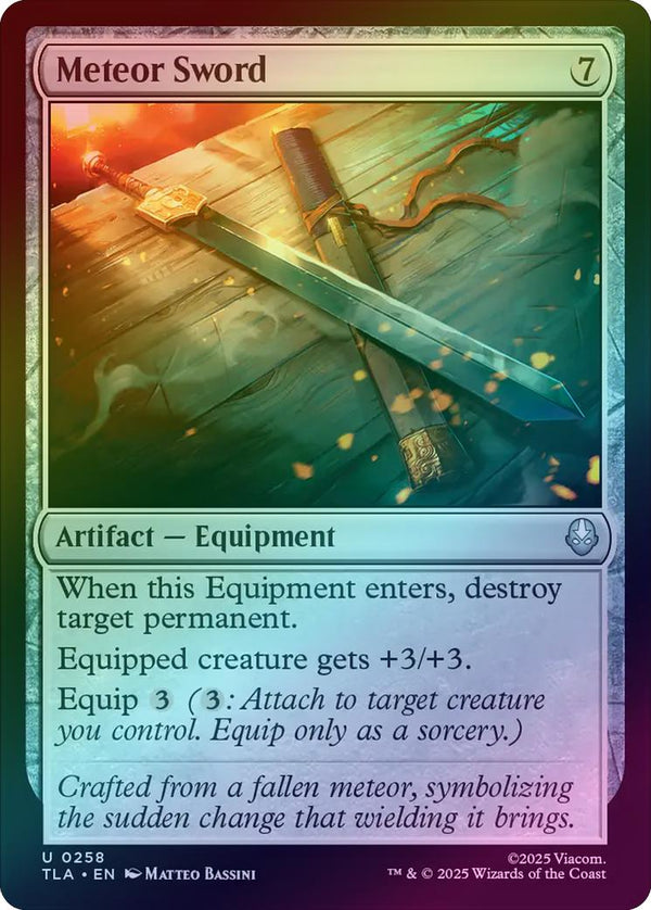 Meteor Sword (Foil) (TLA)