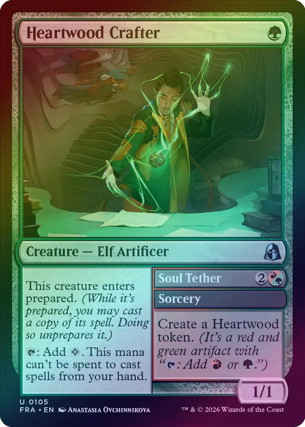 Heartwood Crafter // Soul Tether (Foil) (FRA)