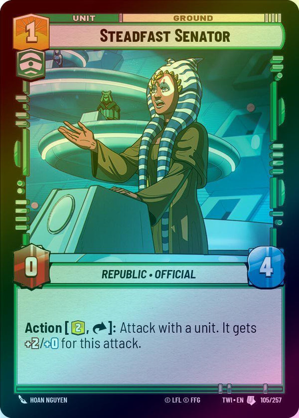 Steadfast Senator - 105/257 - Uncommon (Foil)