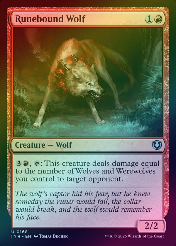 Runebound Wolf (Foil) (INR)