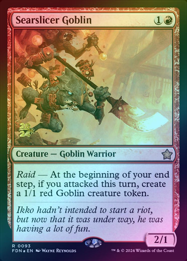 Searslicer Goblin - Prerelease Promo (Foil) (PFDN)