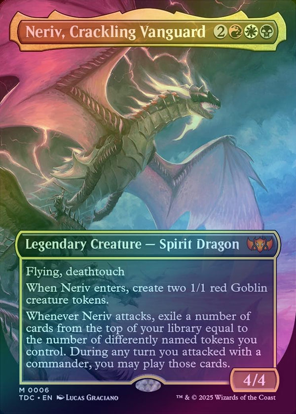 Neriv, Crackling Vanguard - Borderless (Foil) (TDC)