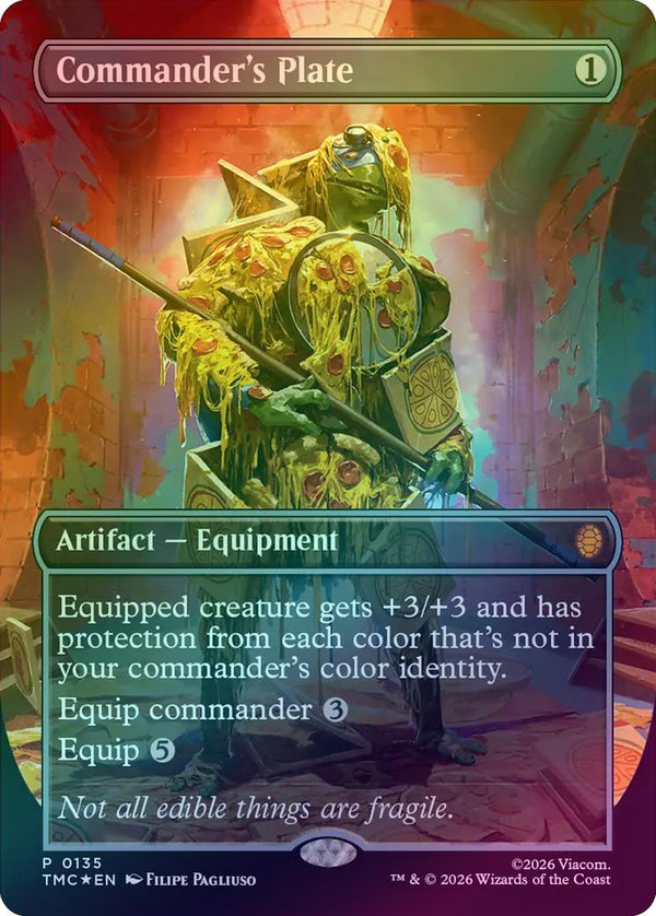 Commander's Plate - Pizza Promo (Foil) (TMC)
