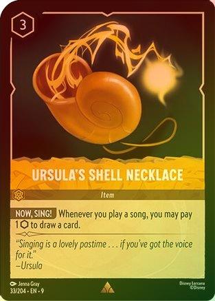 Ursula's Shell Necklace (Fabled Reprint) - 33/204 - Rare (Foil)
