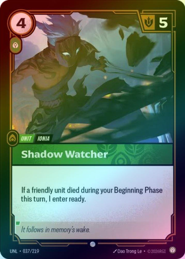 Shadow Watcher - 037/219 - Common (Foil)