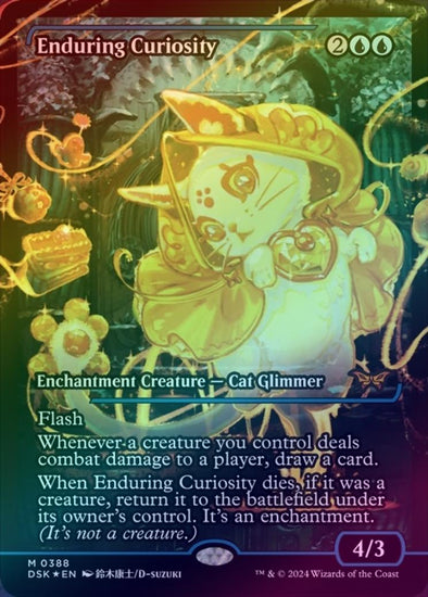 401 Games Canada - Enduring Curiosity - Japan Showcase - English Language (Foil) (DSK) 401 Games Canada - Enduring Curiosity - Japan Showcase - English Language (Foil) (DSK)