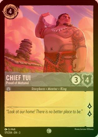 Chief Tui (Proud of Motunui) - 171/204 - Common (Foil)