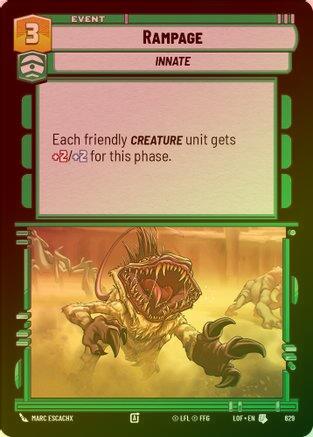 Rampage - 629 - Uncommon (Foil)