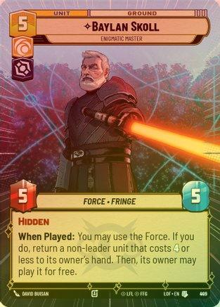 Baylan Skoll - Enigmatic Master (Hyperspace) - 925 - Uncommon (Foil)