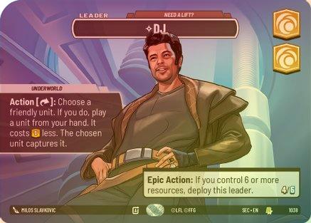 DJ - Need a Lift? (Showcase) - 1038 - Rare (Foil)