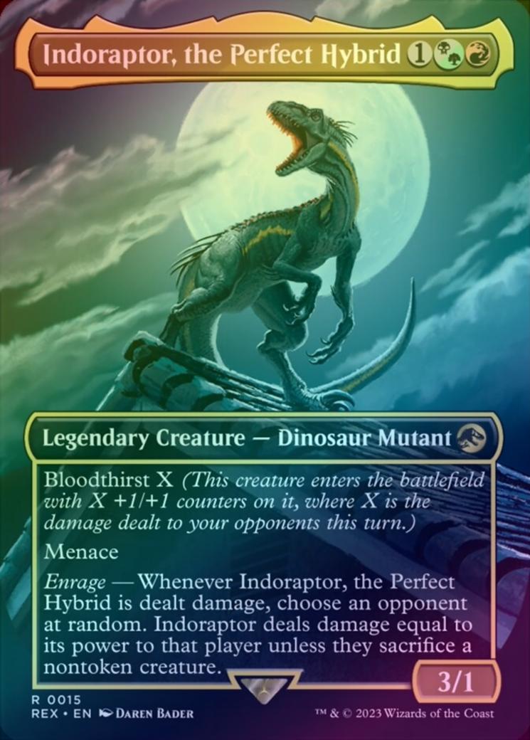 401 Games Canada - Indoraptor, the Perfect Hybrid - Borderless (Foil) (REX) 401 Games Canada - Indoraptor, the Perfect Hybrid - Borderless (Foil) (REX)
