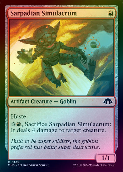 Sarpadian Simulacrum (Foil) (MH3)