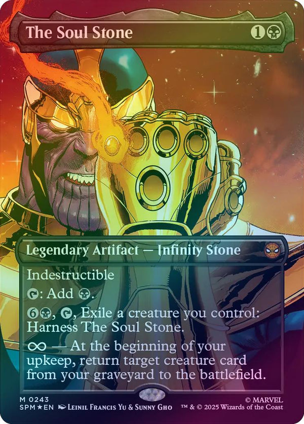 The Soul Stone - Borderless (243) (Foil) (SPM)