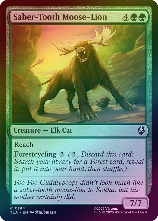Saber-Tooth Moose-Lion (Foil) (TLA)
