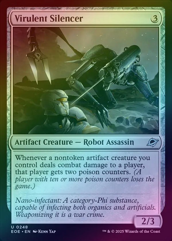 Virulent Silencer (Foil) (EOE)