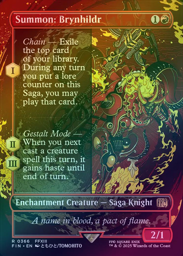 Summon: Brynhildr - Borderless (Foil) (FIN)