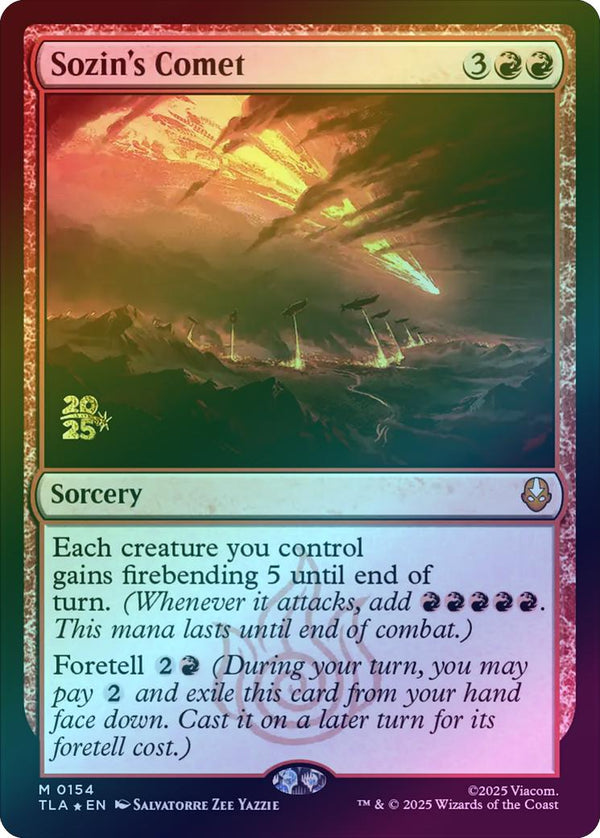 Sozin's Comet - Prerelease Promo (Foil) (PTLA)