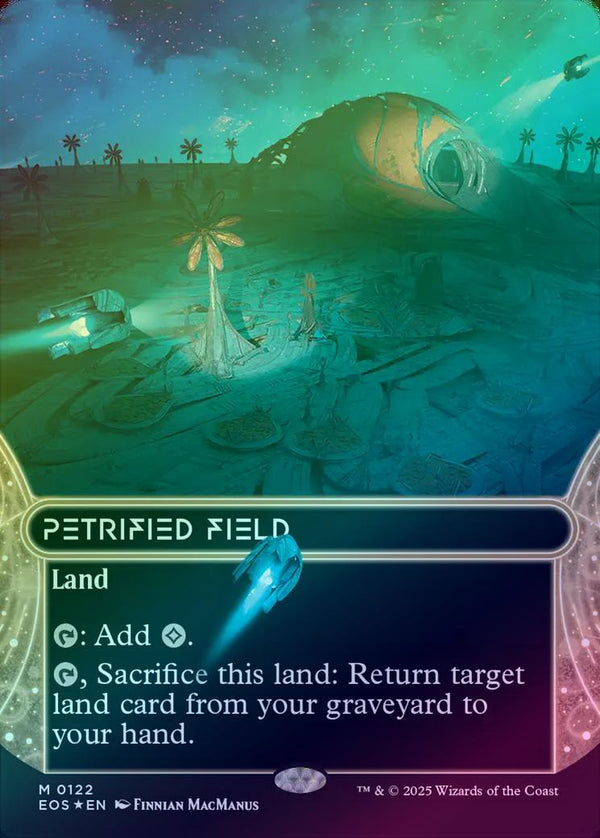 Petrified Field - Borderless (Galaxy Foil) (EOS)