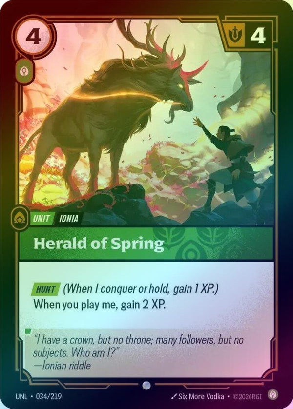 Herald of Spring - 034/219 - Common (Foil)