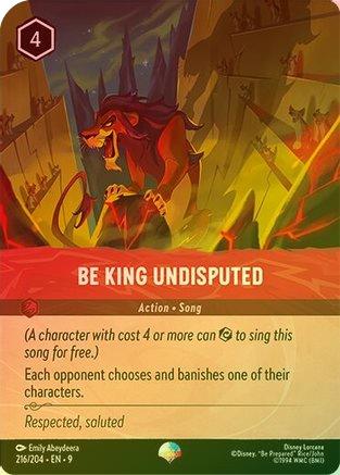 Be King Undisputed - 216/204 - Epic (Foil)