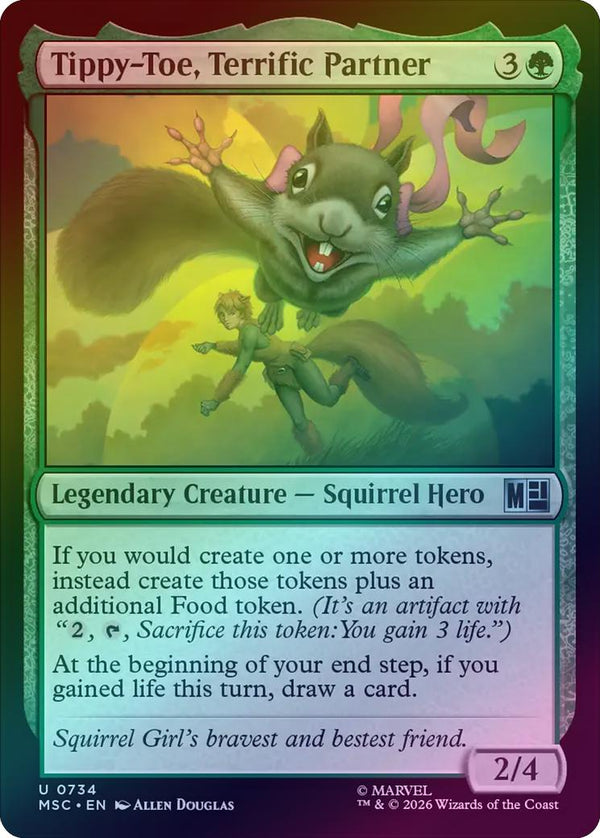 Tippy-Toe, Terrific Partner (Foil) (MSC)