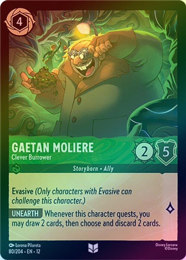 Gaetan Moliere (Clever Burrower) - 80/204 - Uncommon (Foil)