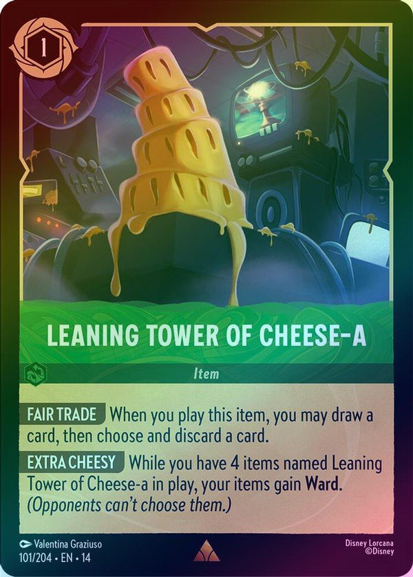 Leaning Tower of Cheese-a - 101/204 - Rare (Foil)