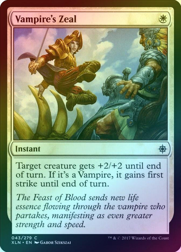 Vampire's Zeal (Foil) (XLN)