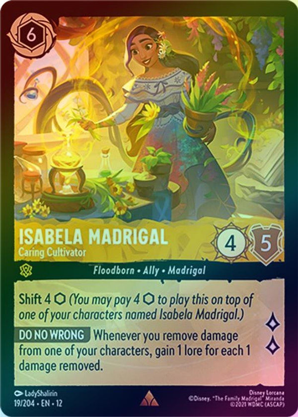 Isabela Madrigal (Caring Cultivator) - 19/204 - Rare (Foil)