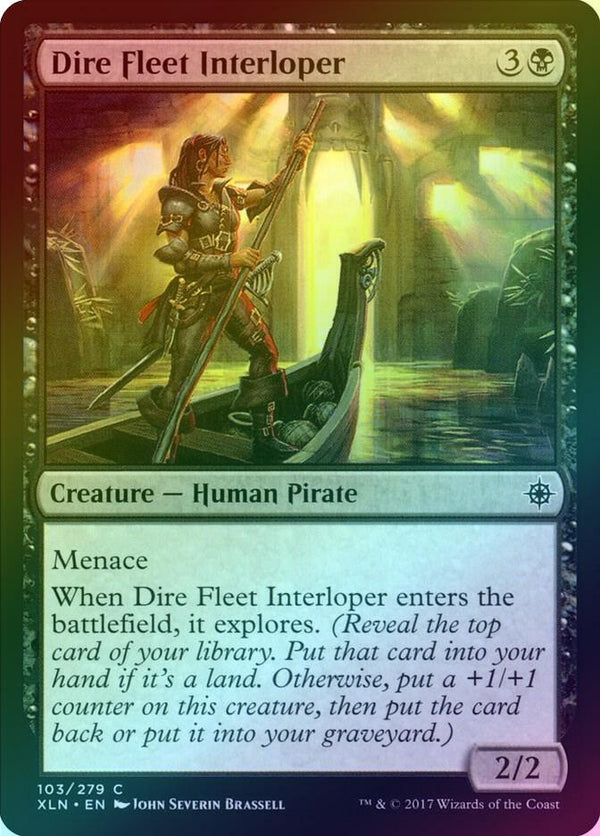Dire Fleet Interloper (Foil) (XLN)