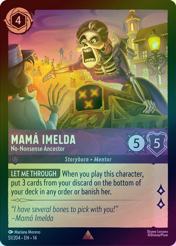 Mama Imelda (No-Nonsense Ancestor) - 51/204 - Rare (Foil)
