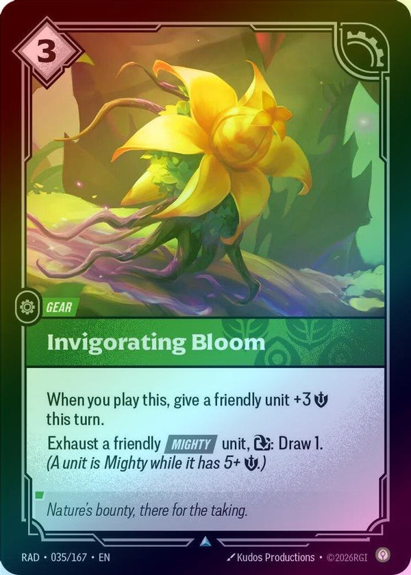 Invigorating Bloom - 035/167 - Uncommon (Foil)