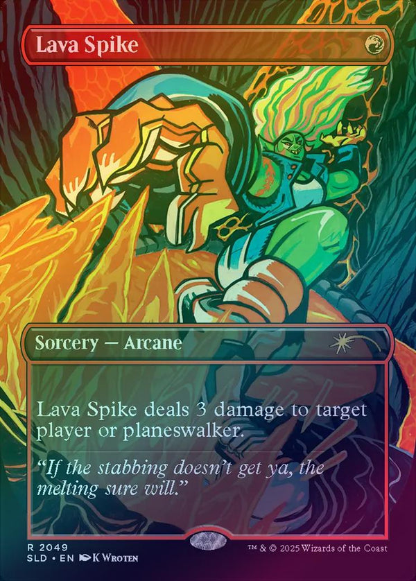 Lava Spike - EVERYTHING IS ON FIRE (Rainbow Foil) (SLD)