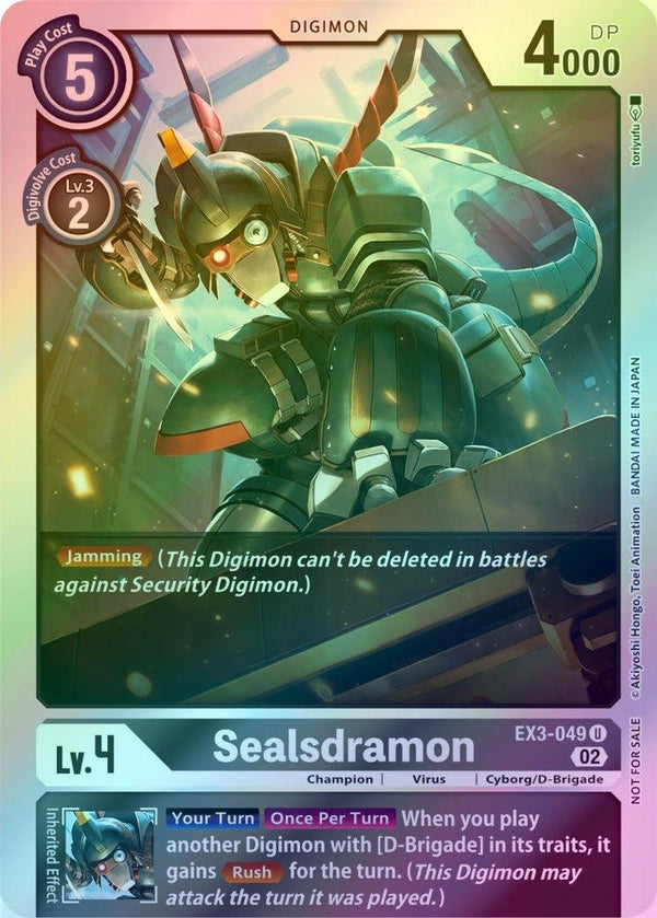 Sealsdramon (Box Topper) - EX03-049 - Uncommon (Foil)