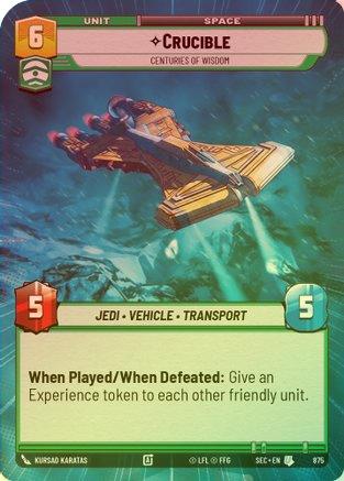 Crucible - Centuries of Wisdom (Hyperspace Foil) - 875 - Uncommon (Foil)