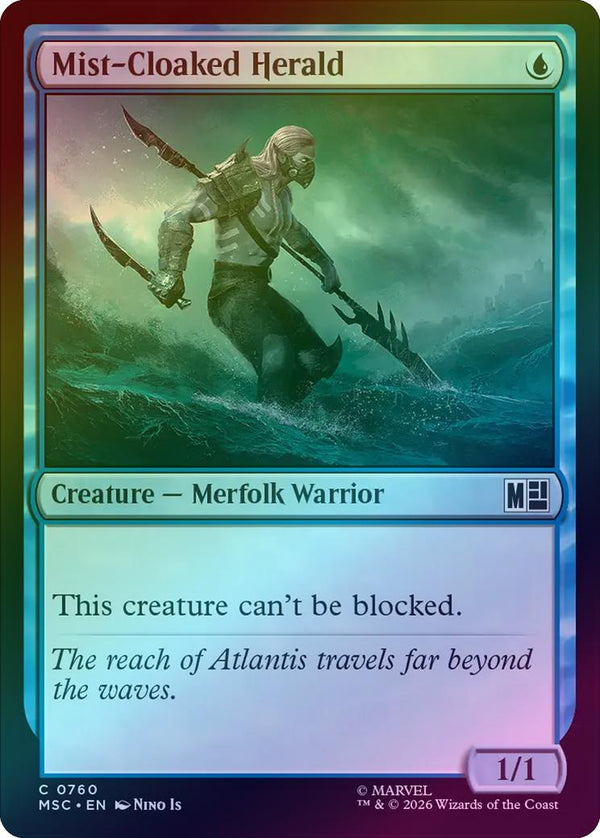 Mist-Cloaked Herald (Foil) (MSC)