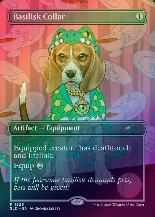 Basilisk Collar - Dogs Are Better Than Cats (Rainbow Foil) (SLD)